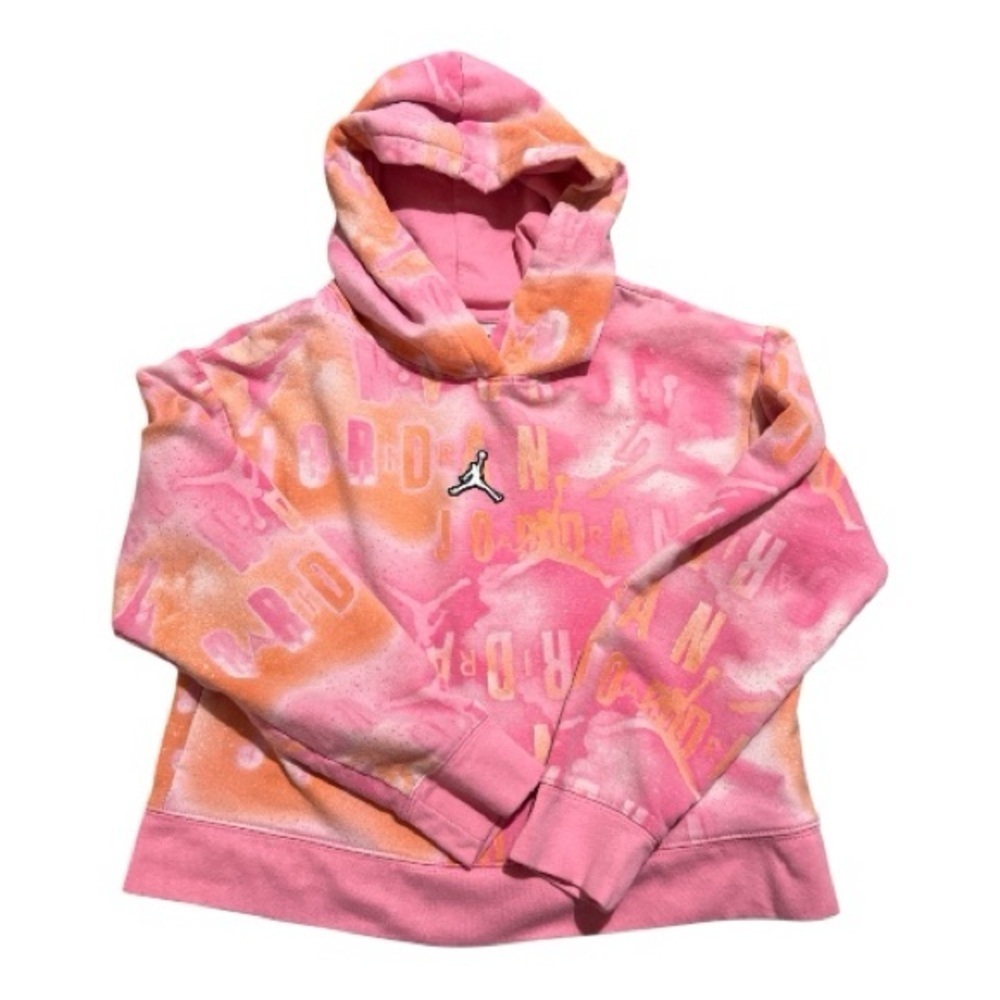 Jordan Kids Hoodie in Pink and Orange